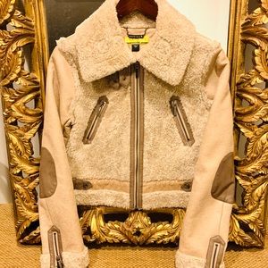 Ashley b by Bernardo Faux-Shearling Jacket